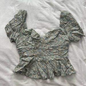 ASTR THE LABEL Pleated Blouse